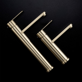 Koupelnová baterie Rea Arcos Brush Gold