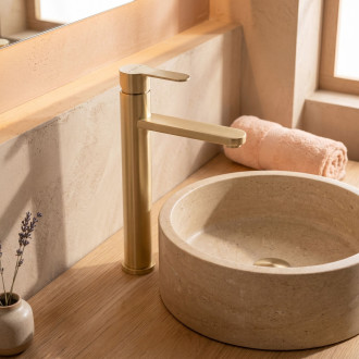 Koupelnová baterie Rea Arcos Brush Gold