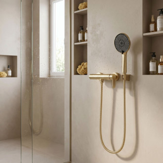 Sprchová baterie REA Arcos Brush Gold