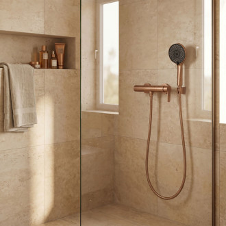 Sprchová baterie REA Arcos Brush Copper