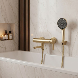 Vanová baterie Rea Arcos Brushed Gold