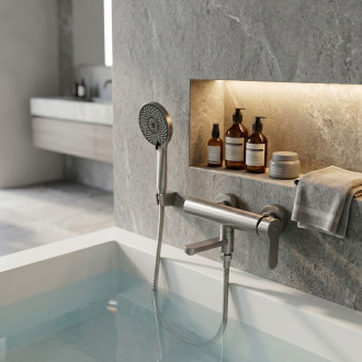 Vanová baterie Rea Arcos Brushed Nickel