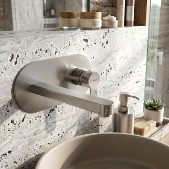 Podomítková vanová baterie REA Arcos Brush Nickel