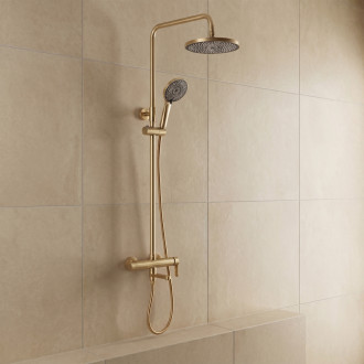Rea Sprchový Set Rea Arcos brush gold REA-P8716