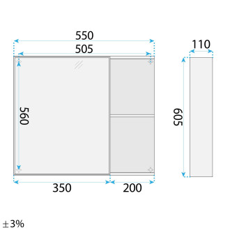 Sada koupelnového nábytku s umyvadlem Gama T25023 KJM 60CM