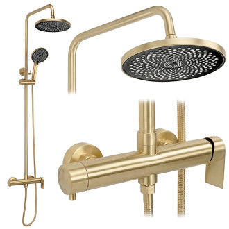 Rea Sprchový set Rea Hunter Brush Nickel REA-P8717