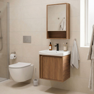 Sada koupelnového nábytku s umyvadlem Gama T25023 HHL 50CM