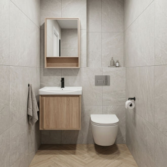 Sada koupelnového nábytku s umyvadlem Gama T25023 BXM 50CM