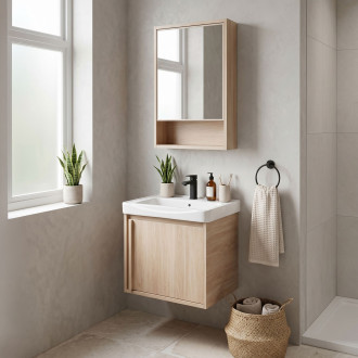 Sada koupelnového nábytku s umyvadlem Gama T25023 BXM 50CM