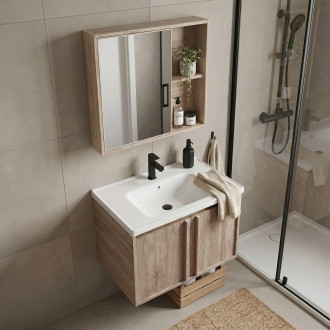 Sada koupelnového nábytku s umyvadlem Gama T25023 QHM 60CM
