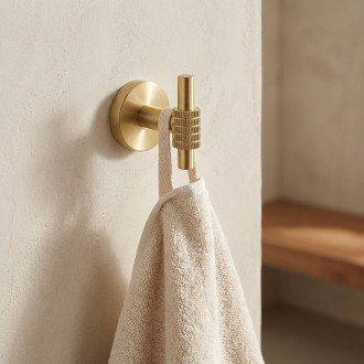 Koupelnový háček 29104 Rivo Brush Gold