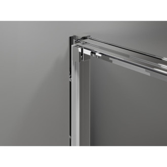Mexen Exo-3S drzwi prysznicowe rozsuwane 80 cm, transparent, chrom - 8153-080-000-01-00