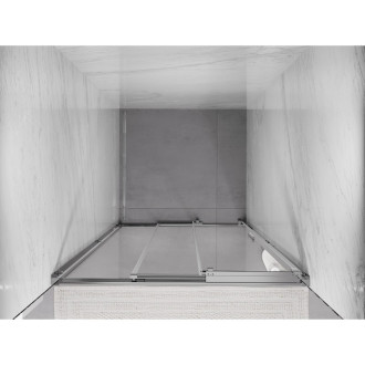 Mexen Exo-3S drzwi prysznicowe rozsuwane 95 cm, transparent, chrom - 8153-095-000-01-00