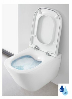 ROCA GAP 7.3464.7.L00.M závěsný klozet Clean Rim Maxiclean