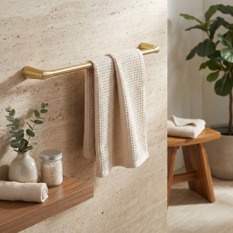 REA Vibe Koupelnový věšák 16201 Brush Gold REA-60100