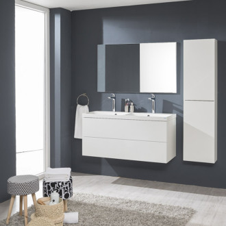 Aira, koupelnová skříňka s keramickým umyvadlem 1210x548x465 mm, spodní, dub Halifax CN743