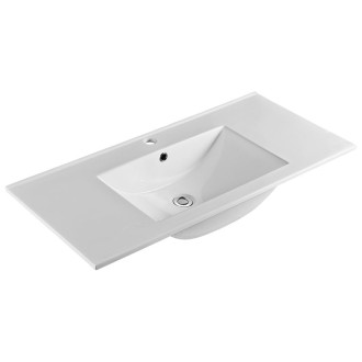 Aira, koupelnová skříňka s keramickým umyvadlem 1010x548x465 mm,spodní, antracit CN752