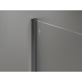 Mexen listwa przyścienna do ścianki prysznicowej 10 mm, gun metal - 800-00-95-X