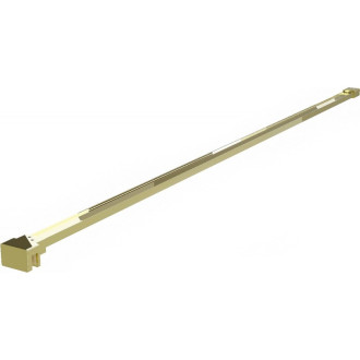 Rovný držák Mexen pro sprchovou stěnu 10 mm, zlatý - 830-10-50