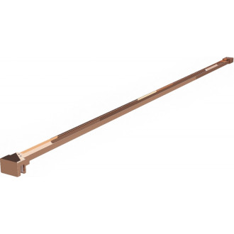 Rovný držák Mexen pro sprchovou stěnu 10 mm, růžové zlato - 830-10-60