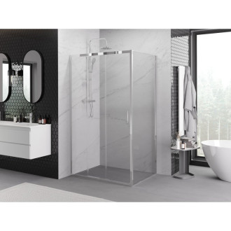 Mexen Exo kabina prysznicowa rozsuwana 80 x 70 cm, transparent, chrom - 8153-080-070-01-00