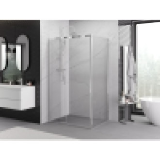 Mexen Exo kabina prysznicowa rozsuwana 80 x 90 cm, transparent, chrom - 8153-080-090-01-00