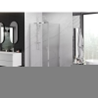 Mexen Exo kabina prysznicowa rozsuwana 90 x 90 cm, transparent, chrom - 8153-090-090-01-00