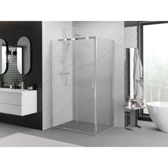 Mexen Exo kabina prysznicowa rozsuwana 100 x 90 cm, transparent, chrom - 8153-100-090-01-00
