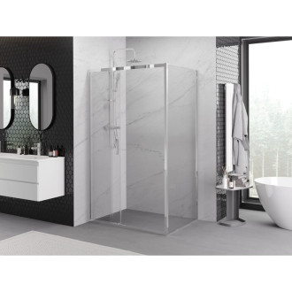 Mexen Exo kabina prysznicowa rozsuwana 90 x 95 cm, transparent, chrom - 8153-090-095-01-00