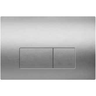 CERANO - Kompletní WC set Basic/Cesso - černá matná - WC tlačítko Modulo/Stříbrná - závěsné - předstěnová instalace - 49x36 cm
