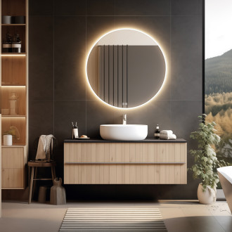 Kulaté LED zrcadlo se dvěma dotykovými senzory, 900mm ZP 26003RVX