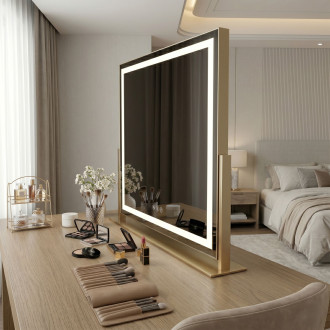 Zrcadlo LED STUDIO L.Gold 58x45