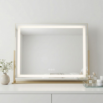 Zrcadlo LED STUDIO L.Gold 58x45