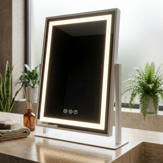 Zrcadlo LED LUMI White 30x40cm