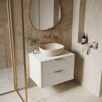 Koupelnová skříňka pod umyvadlo Rea Mono 60cm White