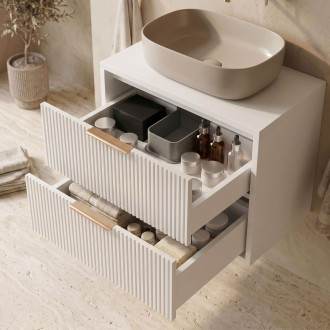 Koupelnová skříňka pod umyvadlo Rea Mono 60cm White
