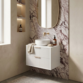 Koupelnová skříňka pod umyvadlo Rea Mono 60cm White