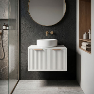 Koupelnová skříňka pod umyvadlo Rea Core 60cm White