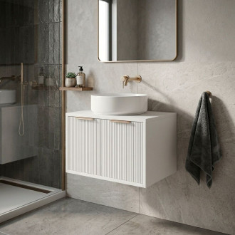 Koupelnová skříňka pod umyvadlo Rea Core 60cm White