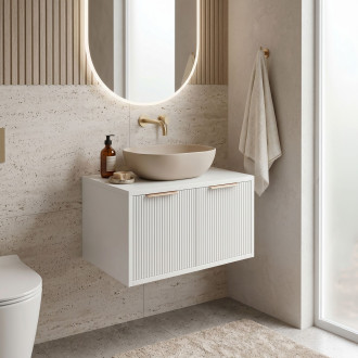 Koupelnová skříňka pod umyvadlo Rea Core 60cm White