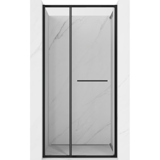 Posuvné sprchové dveře Mexen Linea 85 cm, průhledné, černé - 8E1-085-000-70-70