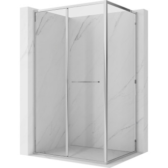 Mexen Linea posuvný sprchový kout 90 x 80 cm, průhledný, chrom - 8E1-090-080-01-01
