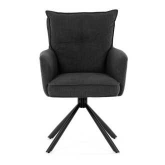 Jídelní židle Autronic šedá látka HC-X1128 GREY2