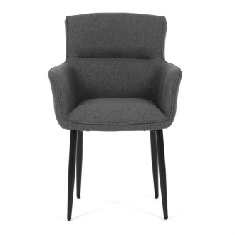 Jídelní židle Autronic šedá látka DCH-J2159 GREY2