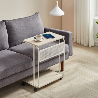 Odkládací stůl Autronic béžová MDF AKF-E1012 CRM