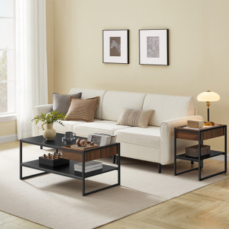 Konferenční stůl Autronic dřevodekor MDF AKF-E1081 BK