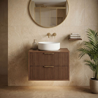 Koupelnová skříňka pod umyvadlo Rea Mono 60cm Brown