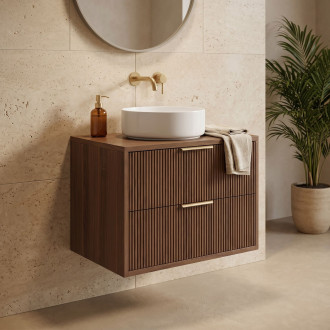 Koupelnová skříňka pod umyvadlo Rea Mono 60cm Brown