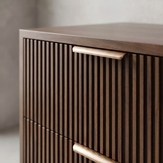 Koupelnová skříňka pod umyvadlo Rea Mono 60cm Brown