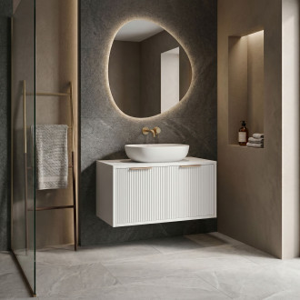 Koupelnová skříňka pod umyvadlo Rea Core 80cm White